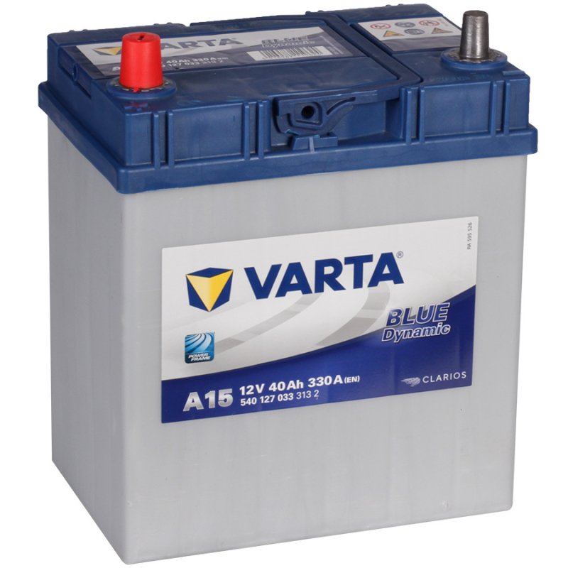 Varta Автомобильный аккумулятор Varta Blue Dynamic 540 127 033 40 Ач прямая полярность B19R