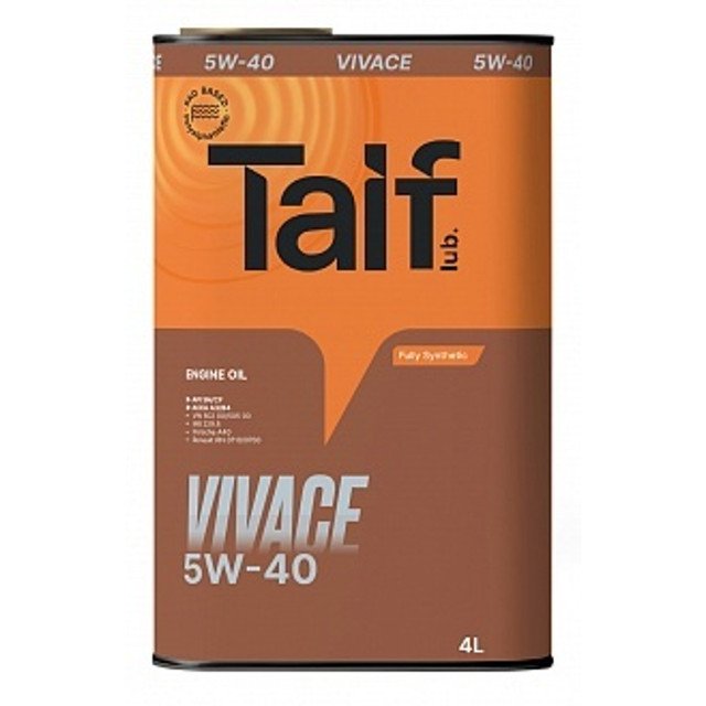 масло моторное TAIF Vivace 5W-40 1л
