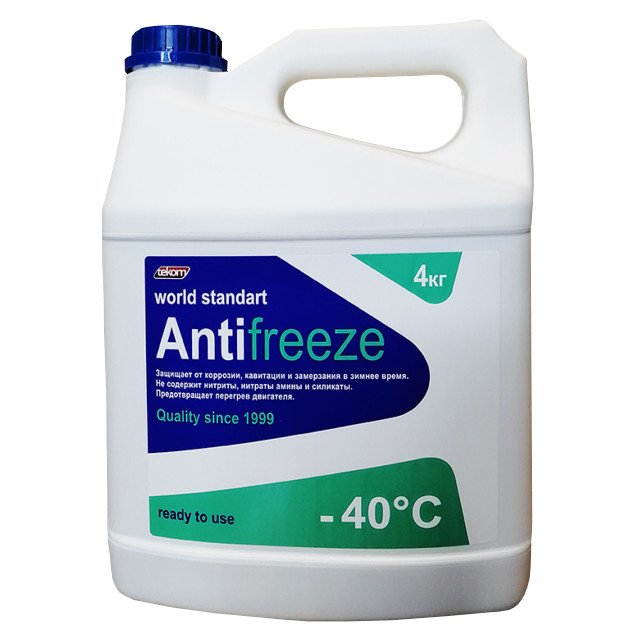 антифриз Antifreeze -40С зеленый 4кг
