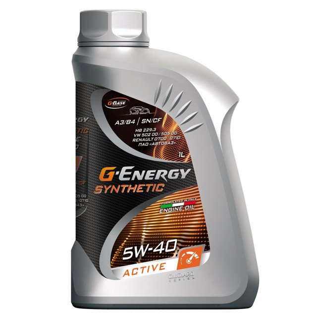 масло моторное G-ENERGY Synthetic Active 5W-40 1л
