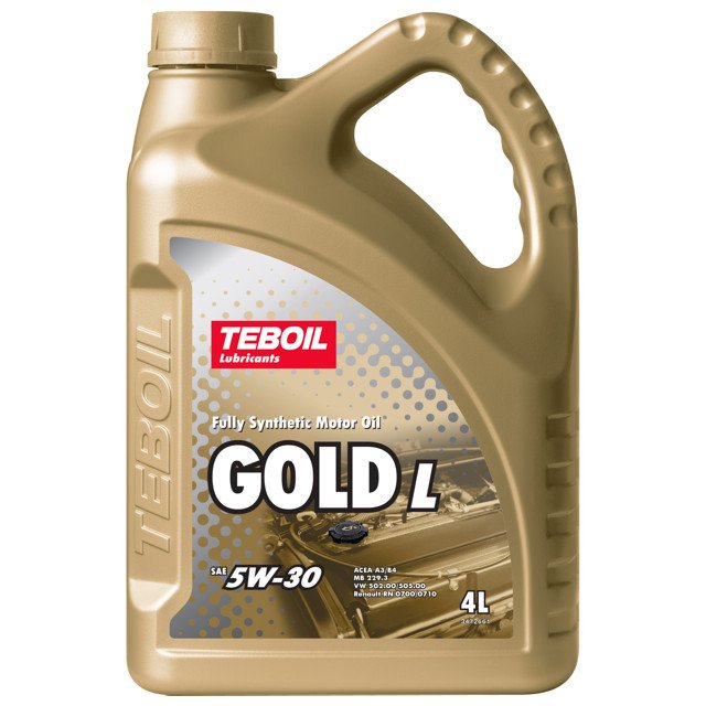 масло синтетическое TEBOIL Gold L 5W30 4л
