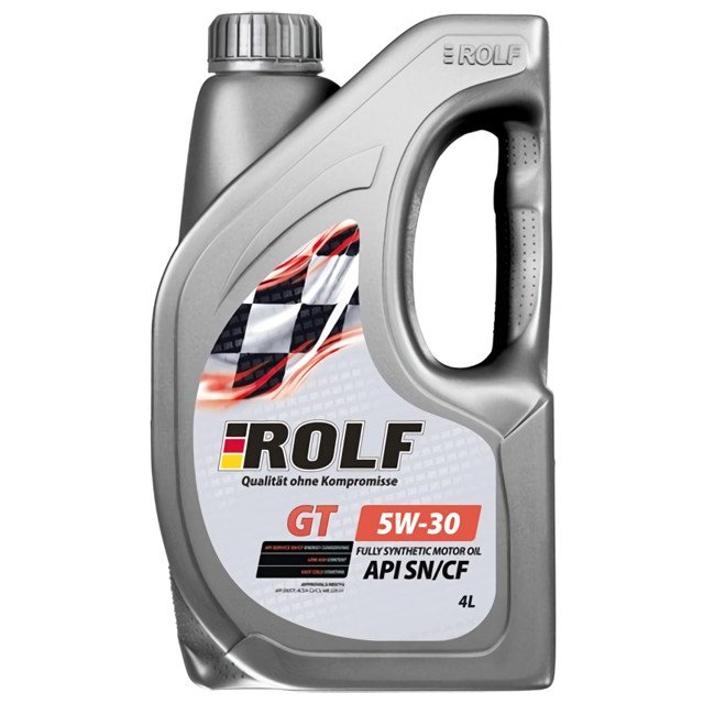 масло моторное ROLF GT SAE 5W-30 API SN/CF 4л