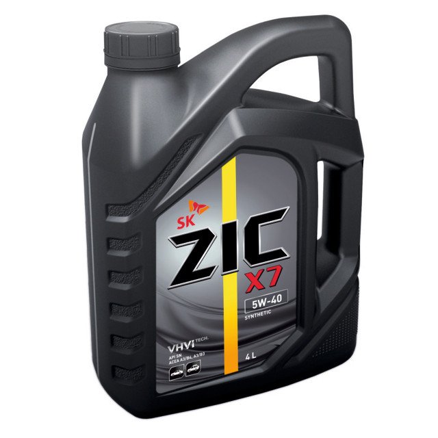 масло моторное ZIC X7 5W40 4л