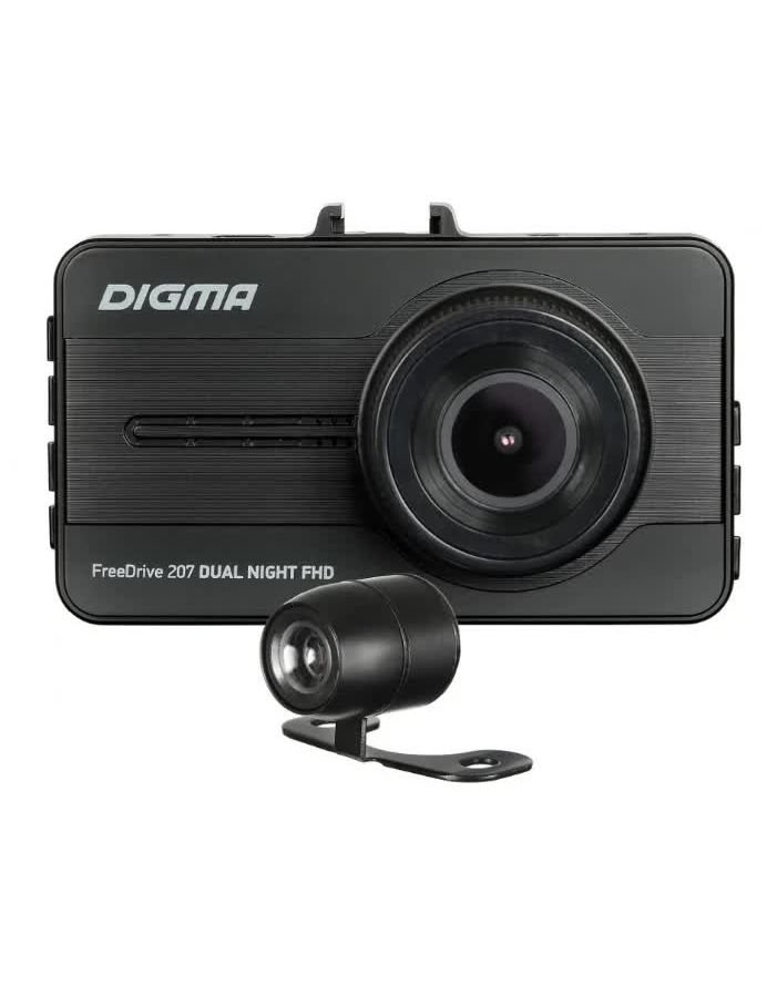 Видеорегистратор Digma FreeDrive 207 DUAL Night FHD (GP6248) черный
