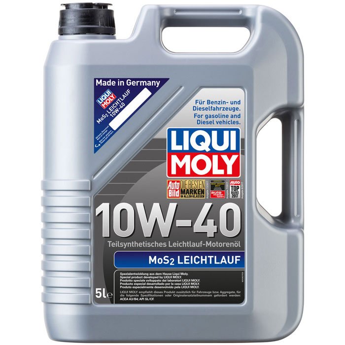 Масло моторное Liqui Moly MoS2 Leichtlauf 10W-40 5л
