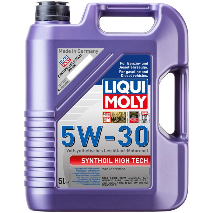 Масло моторное Liqui Moly Synthoil High Tech 5W-30 5л