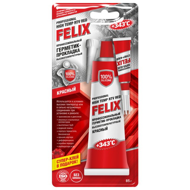 герметик-прокладка FELIX 85г красный