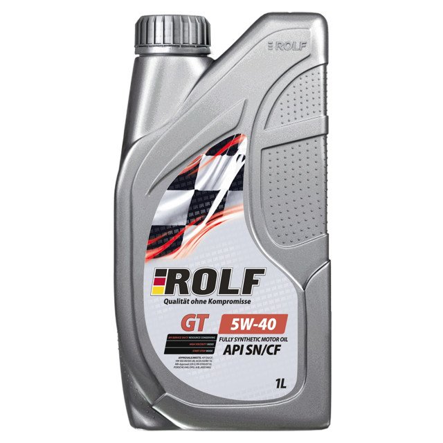 масло моторное ROLF GT SAE 5W-40 API SN/CF 1л