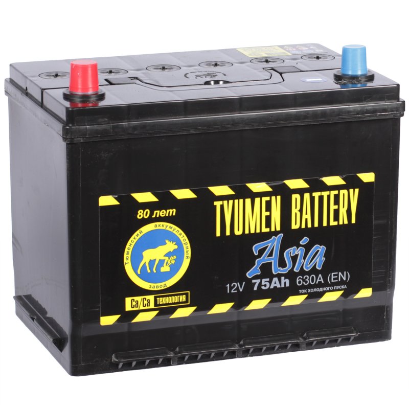 Tyumen Battery Автомобильный аккумулятор Tyumen Battery Asia 75 Ач прямая полярность D26R